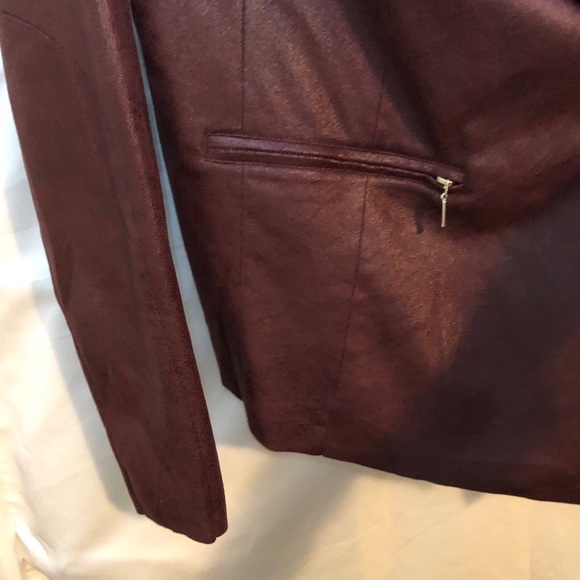 Worthington Open Front Faux Suede Blazer - Picture 4 of 9